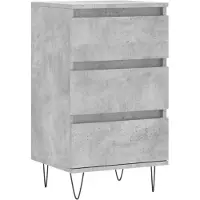 vidaXL Sideboard Betongrau 40x35x70 cm Holzwerkstoff