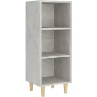 vidaXL Sideboard Betongrau 34,5x32,5x90 cm Holzwerkstoff