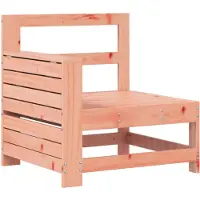 vidaXL Gartensofa mit Armlehne und Beistelltisch Massivholz Douglasie