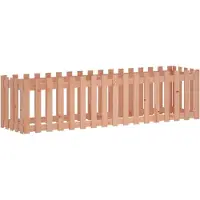 vidaXL Hochbeet Lattenzaun-Design 200x50x50 cm Massivholz Douglasie