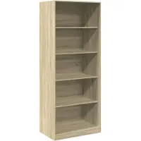vidaXL Kleiderschrank Sonoma-Eiche 80x50x200 cm Holzwerkstoff