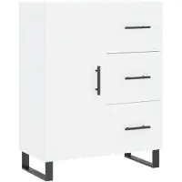 vidaXL Sideboard Weiß 69,5x34x90 cm Holzwerkstoff