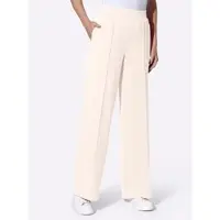 HEINE Sweathose , Damen, Gr. 36, Normalgrößen, beige (champagner), 55% Viskose, 40% Polyester, 5% Elasthan, unifarben, Hosen Sweathose