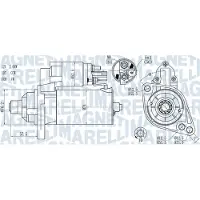 MAGNETI MARELLI Starter 063721397010 für VW