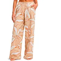 Billabong Outdoorhose "Tropic Breeze", Damen, Gr. S, Normalgrößen, beige (stone), Obermaterial: 48% Viskose, 44% Baumwolle, 8% Leinen., Hosen Outdoorhose
