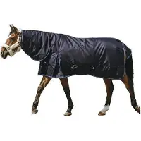 Riding World Eco 600d Combo 0g Pferdedecke Blau 145-190 cm Blau 145-190 cm