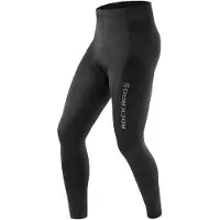 RockBros Lange, atmungsaktive Radhose mit XL-Polster - schwarz