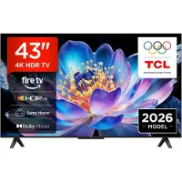 TCL V6D 43V6D, 109,2 cm (43"), 3840 x 2160 Pixel, LED, Smart-TV, WLAN, Schwarz