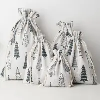 Sonstiges Jutesäckchen Adventskalender 25 Stück 13x18cm Natur mit Kordelzug