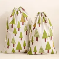 Sonstiges 12 Stück Jutesäckchen Adventskalender Geschenksäckchen 20x30cm Nature mit Kordelzug