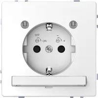 Merten MEG2304-6035 Steckdose mit LED Beleuchtungs-Modul + erhöhtem Berührungsschutz D-Life lotosweiß