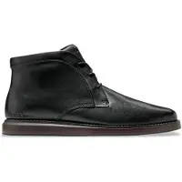 Cole Haan für Herren. C45041 Grand Neoclassic Flexcraft Chukka Stiefeletten aus Leder in Schwarz (45), Wohnung, Schnürsenkel, Lässig