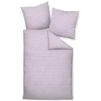 Janine Edelflanell Bettwäsche Chinchilla S 78071 Kissenbezug einzeln 40x80 cm kreiderose