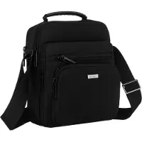 Rovicky Umhängetasche Schwarz R-73215-1694 24x20x12 cm Nylon