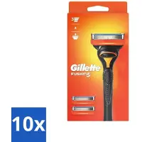 Gillette Fusion 5 Rasierklingen – Ergonomisches Design – 2 Ersatzklingen - Vorteilspack - 10 Stücke