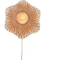 Good&Mojo Wandlampe Madura, Ø 44 cm, natur/braun, Stecker