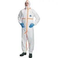 Tyvek Dupont Schutzoverall Typ 3/4/5/6 800J, weiß, Unisex-Größe: L