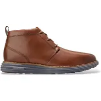 Cole Haan für Herren. C38686 Grand Remastered Stiefeletten aus original Leder in Braun (42), Wohnung, Schnürsenkel, Lässig