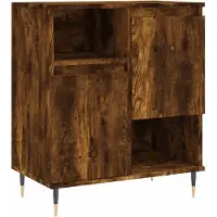 vidaXL Sideboard Räuchereiche 60x35x70 cm Holzwerkstoff