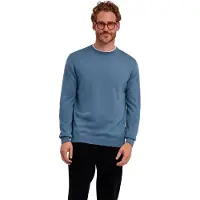 Falke Pure Merino Wool Herren Pullover, 4XL, Grün, Schurwolle