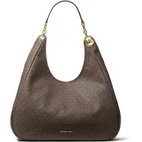 Michael Kors Umhängetasche Ellie Groß dreigeteilt Braun