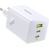 Baseus EnerFill FE11 Netzteil, 1x USB-A, 2x USB-C, 100W, Weiß