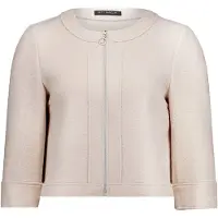 Betty Barclay Jackenblazer "Blazer-Jacke mit 3/4 Arm", Damen, Gr. 38, beige, Obermaterial: 60% Viskose CV. 40% Wolle WO., Blazer Jackenblazer