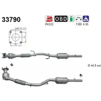 As Katalysator 33790 für VW