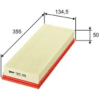 Valeo Luftfilter 585190 Filtereinsatz 50mm für MERCEDES-BENZ AC