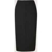 MADELEINE Bleistiftrock "Rock Bleistiftrock aus Jersey", Damen, Gr. 40, schwarz (bleigrau, melange), Modern, slim fit, Röcke Bleistiftrock