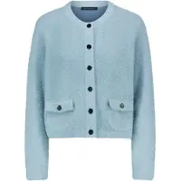 Betty Barclay Strick-Cardigan mit aufgesetzten Taschen in Blue Fog | Gr.: 42