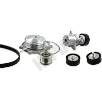 HEPU Wasserpumpe + Keilrippenriemensatz pk15130 für SUBARU MERCEDES-BENZ CHRYSLER ALFAROME/FIAT/LANCI VW