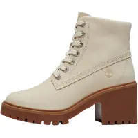 Timberland Womens Mid Lace UP Boot nat nbk 8.5 Wide Fit