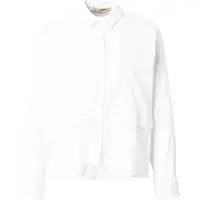 Smith & Soul Overlapping Pocket Blouse in White | Gr.: XS