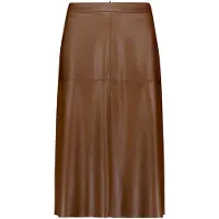 Betty Barclay A-Linien-Rock "A-Linien-Rock unifarben", Damen, Gr. 38, braun (schwarz coffee), Einsatz: 50% Polyacryl PAN. 50% Polyester PES., Röcke A-Linien-Rock