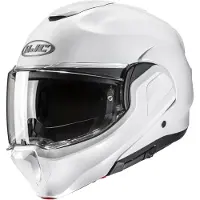 HJC F100 Solid Weiß Klapphelm Größe XS