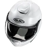 HJC F100 Solid Weiß Klapphelm Größe L