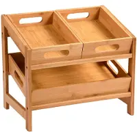 Kesper 58851, Freistehend, Bambus, Natürlich/Natur, Küche, 1 Regale, 395 mm