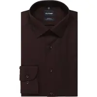 Olymp Luxor Hemd Bordeaux