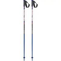 Salomon - Bâtons de ski en aluminium - Equipe Alu Race Blue/Red aus Aluminium - Größe 120 cm - Blau