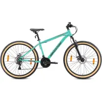 Bikestar Mountainbike 27,5 Zoll | 17 Zoll Rahmen, 21 Gang Shimano Schaltung, Scheibenbremse | Mint
