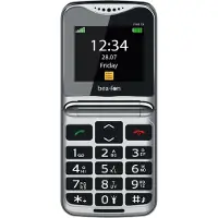 Beafon Fold10, Klappgehäuse, Single SIM, 5,59 cm (2.2"), Bluetooth, 1000 mAh, Schwarz, Silber