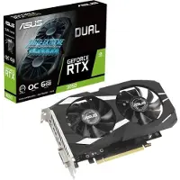 Asus Grafikkarte GeForce RTX 3050 OC Edition, 6GB GDDR6, PCI Express 4.0, 7680 x 4320 Pixel, 2 Lüfter