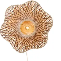 Good&Mojo Wandlampe Madura, Ø 60 cm, natur/braun, Stecker