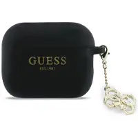 GUESS Silikon-Hülle 4G für AirPods Pro 3 Schwarz