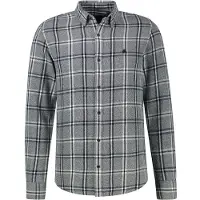 Lerros Karohemd "Legeres Karohemd aus hochwertiger Baumwolle", Herren, Gr. XL, Normalgrößen, grau (cedar grün), 100% Baumwolle, Hemden Karohemd