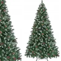 Memflow Diamenten-Beschneiter Weihnachtsbaum 180 cm Künstlich Premium + Ständer, 600