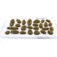 OEM Kunstgras-Modell 32 Stück Selbstklebend 6 mm Höhe Wargaming-Gras Realistische Stil-Gras