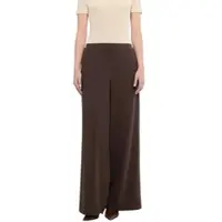 MAC Stretch-Hose "CORALIE", Damen, Gr. 46, Länge 30, braun (truffle braun), Web, Obermaterial: 91% Polyester, 9% Elasthan, bequem lang, Hosen Stretch-Hose, Seitliche Eingrifftaschen mit Reißverschluss
