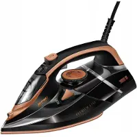 MPM Dampfbügeleisen 3000 W Schwarz Mze-24/C Keramiksohle Vertikales Bügeln